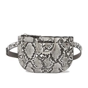 14th & Union Snake Embossed D-Ring Belt Bag